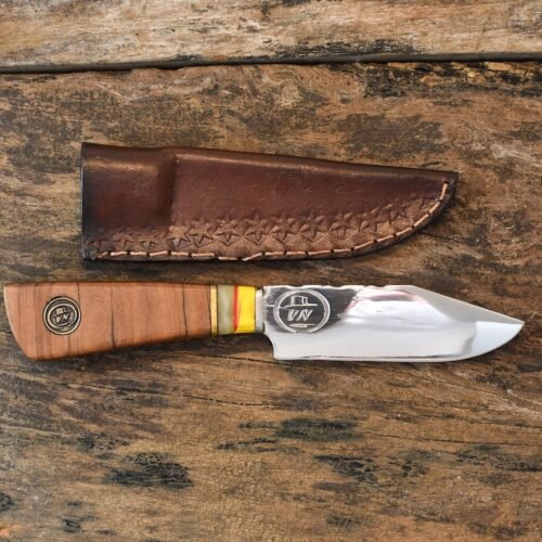 Faca Artesanal com Cabo de Madeira Jacarandá - 60