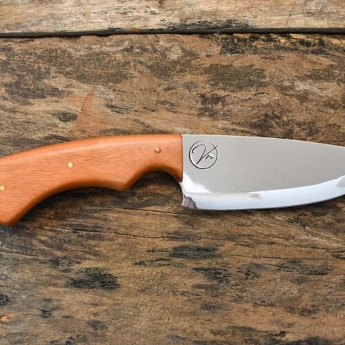 Faca Artesanal com Cabo de  Madeira Ipê - 65